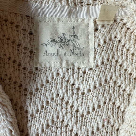 Angel of the North Anthropologie chevron cream sweater - Picture 3 of 3